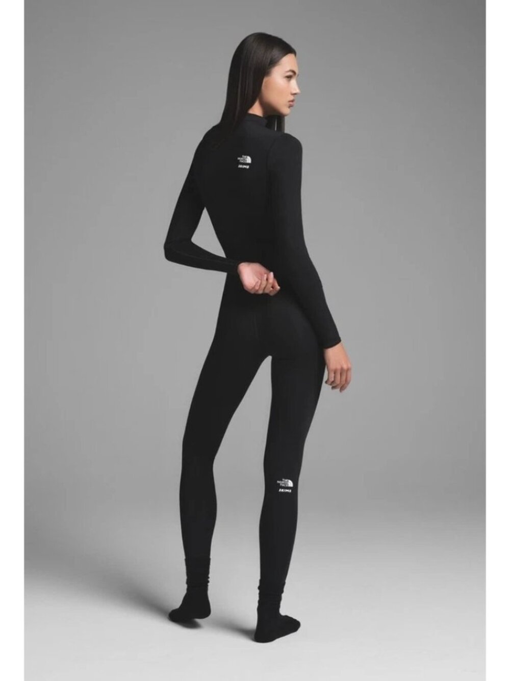 NWT SKIMS x THE NORTH FACE REFINA ONYX LEGGINGS SZ SMALL